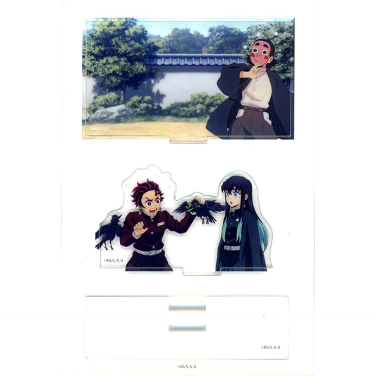 Muichiro Tokito & Tanjiro Kamado & Kozo Kanamori Demon Slayer Hashira Training Arc x ufotable Cafe x Machi Asobi CAFE Real Time Cafe Random Mini Diorama Acrylic Stand Muichiro Tokito [USED]