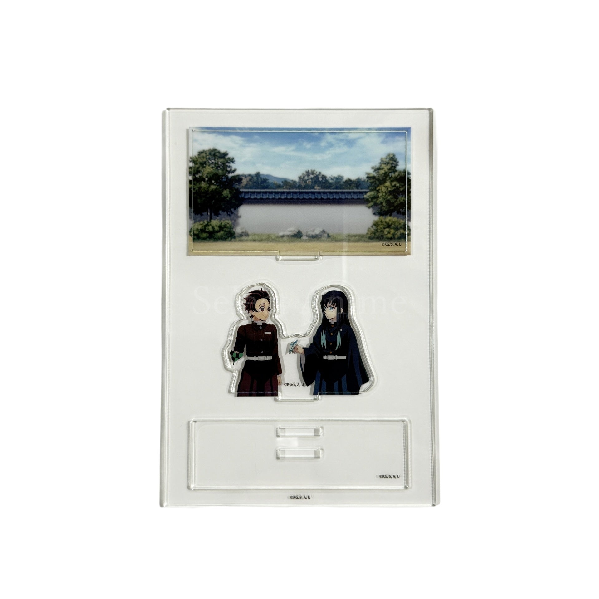 Muichiro Tokito & Tanjiro Kamado Garden Demon Slayer Hashira Training Arc x ufotable Cafe x Machi Asobi CAFE Real-Time Cafe Random Mini Diorama Acrylic Stand Muichiro Tokito [USED]