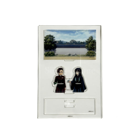 Muichiro Tokito & Tanjiro Kamado Garden Demon Slayer Hashira Training Arc x ufotable Cafe x Machi Asobi CAFE Real-Time Cafe Random Mini Diorama Acrylic Stand Muichiro Tokito [USED]