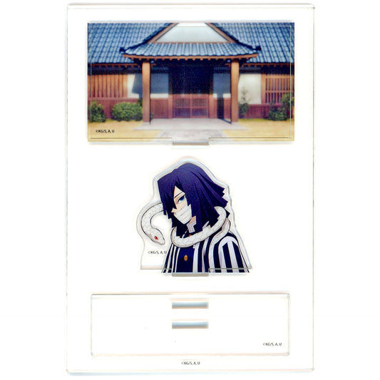 Obanai Iguro Facing Left Demon Slayer: Kimetsu no Yaiba Hashira Training Arc x ufotable Cafe x Machi Asobi Cafe Real-Time Cafe Random Mini Diorama Acrylic Stand [USED]