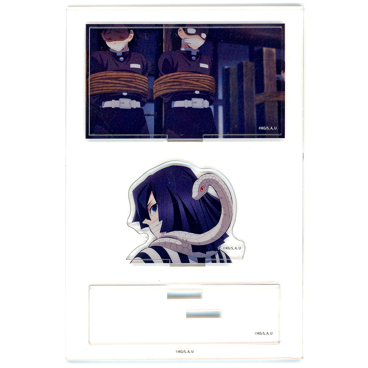 Obanai Iguro Looking Back Random Mini Diorama Acrylic Stand Demon Slayer: Kimetsu no Yaiba Hashira Training Arc ufotable Cafe Machi Asobi CAFE Real Time Cafe [USED]
