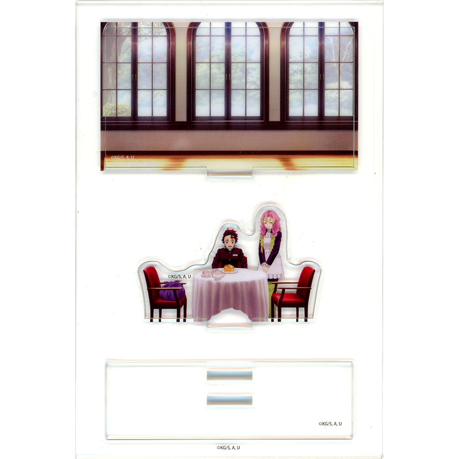 Mitsuri Kanroji Tanjiro Kamado Table Full Body Demon Slayer Hashira Training Arc ufotable Cafe Machi Asobi Cafe Real Time Cafe Random Mini Diorama Acrylic Stand Mitsuri Kanroji [USED]