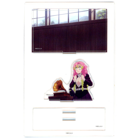 Mitsuri Kanroji Gramophone Demon Slayer Hashira Training Arc x ufotable Cafe x Machi Asobi CAFE Real Time Cafe Random Mini Diorama Acrylic Stand Mitsuri Kanroji [USED]