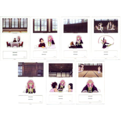 Demon Slayer: Kimetsu no Yaiba Hashira Training Arc Mitsuri Kanroji & Others All 7 Types Set Random Mini Diorama Acrylic Stand Mitsuri Kanroji Hashira Training Arc ufotable Cafe Machi Asobi Cafe Real-Time Cafe Exclusive Acrylic Stands [USED]