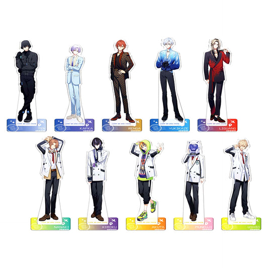 Set of 10 18TRIP Acrylic Plate with Stand Morning Team Day Team Namco Limited [USED]