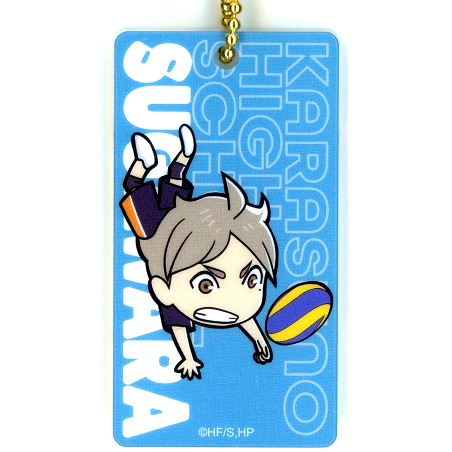 Koshi Sugawara Haikyu!! Anime 10th Anniversary Zen Kankaku Acrylic Keychain A [USED]