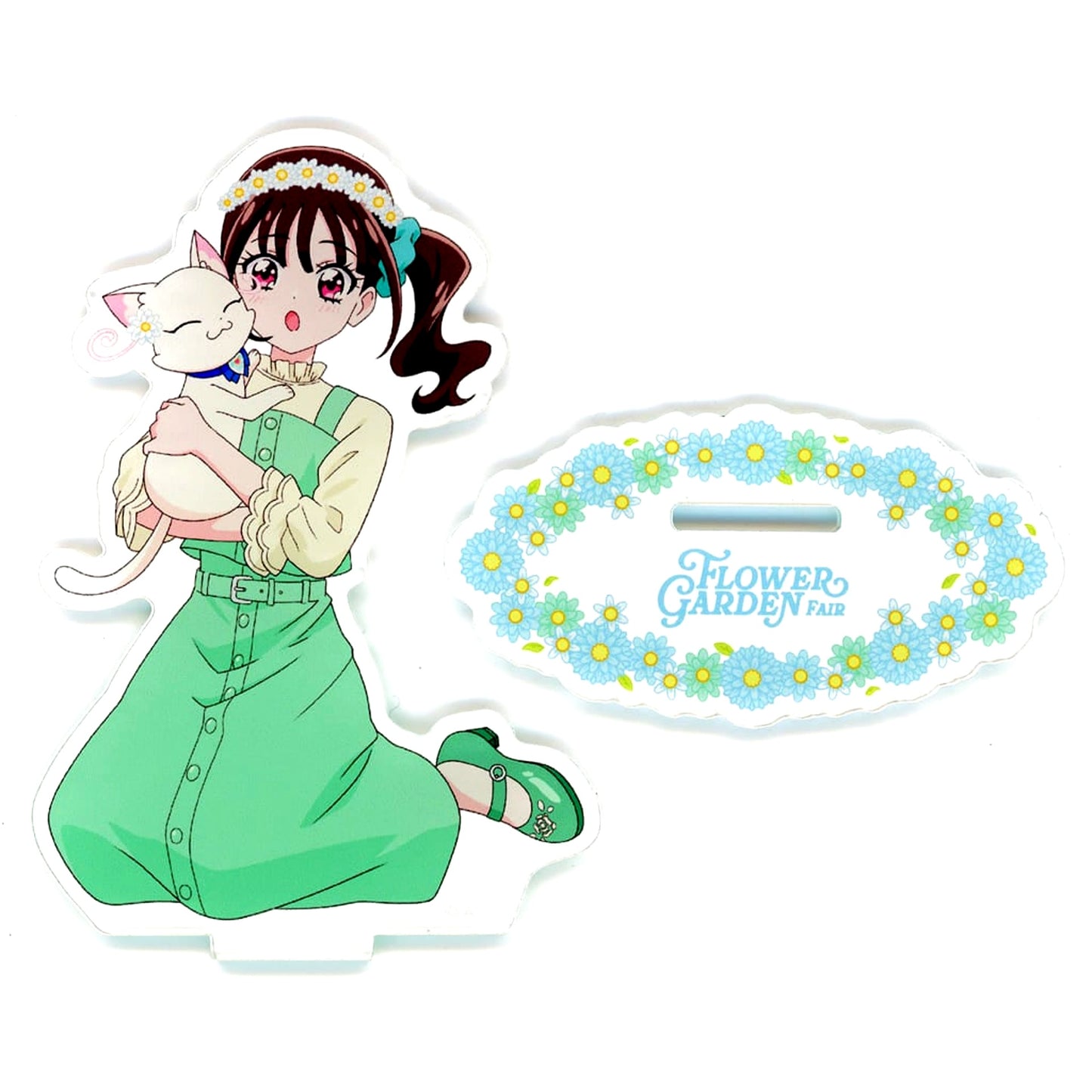 Yuki Nekoyashiki and Mayu Nekoyashiki Wonderful Precure Acrylic Stand Flower Garden Fair Pretty Store Limited [USED]