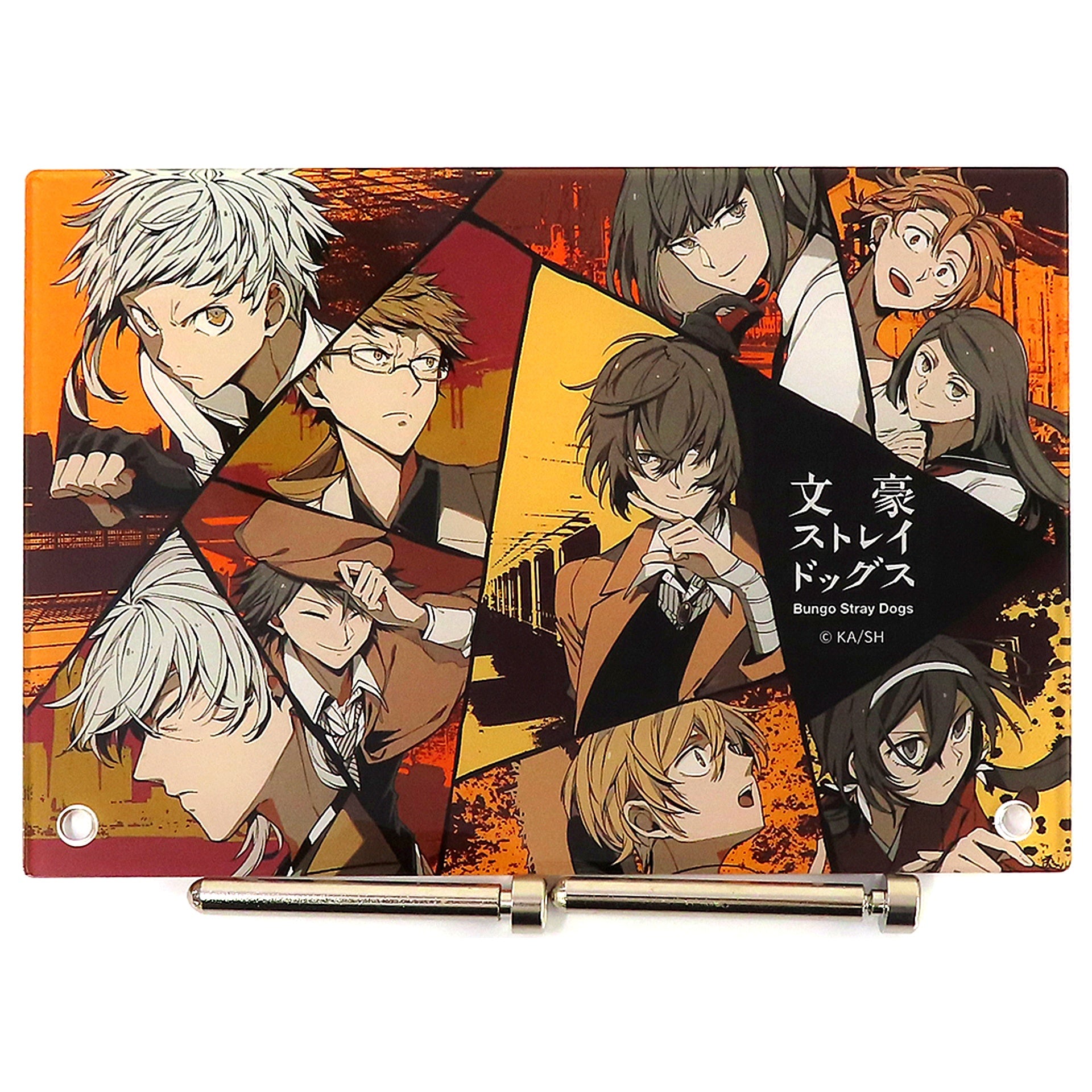 All Characters Sango Harukawa Illustration Acrylic Plate Bundle Bonus for Comic Bungo Stray Dogs 21 Da Vinci Store Limited Edition Single Item [USED]