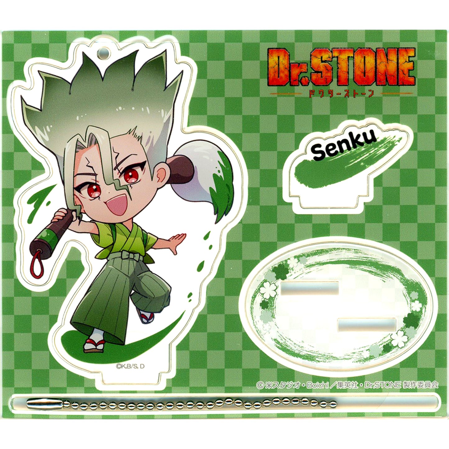 Senku Ishigami Dr. Stone Limited Shop in Marui 2024 New Year Acrylic Stand Keychain [USED]