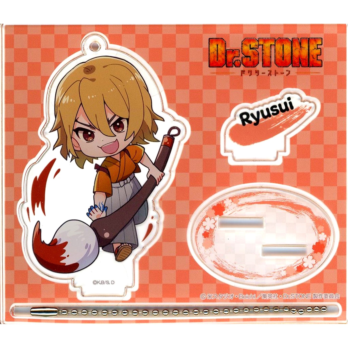 Ryusui Nanami Dr. Stone Limited Shop in Marui 2024 New Year Acrylic Stand Keychain [USED]