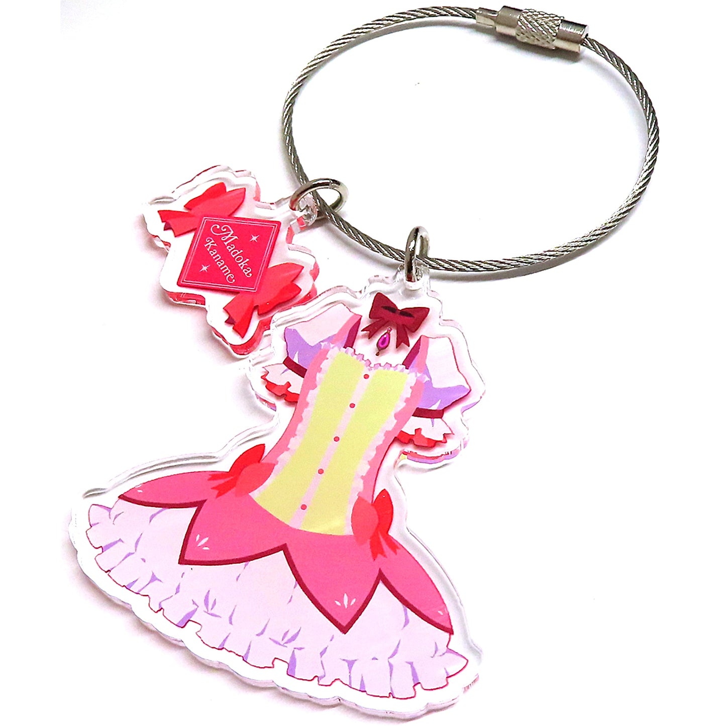 Madoka Kaname Puella Magi Madoka Magica 10 Exhibition Magical Girl Outfit Charm [USED]
