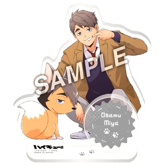 Osamu Miya playing Mascot Acrylic Stand Plate Haikyu!! [USED]