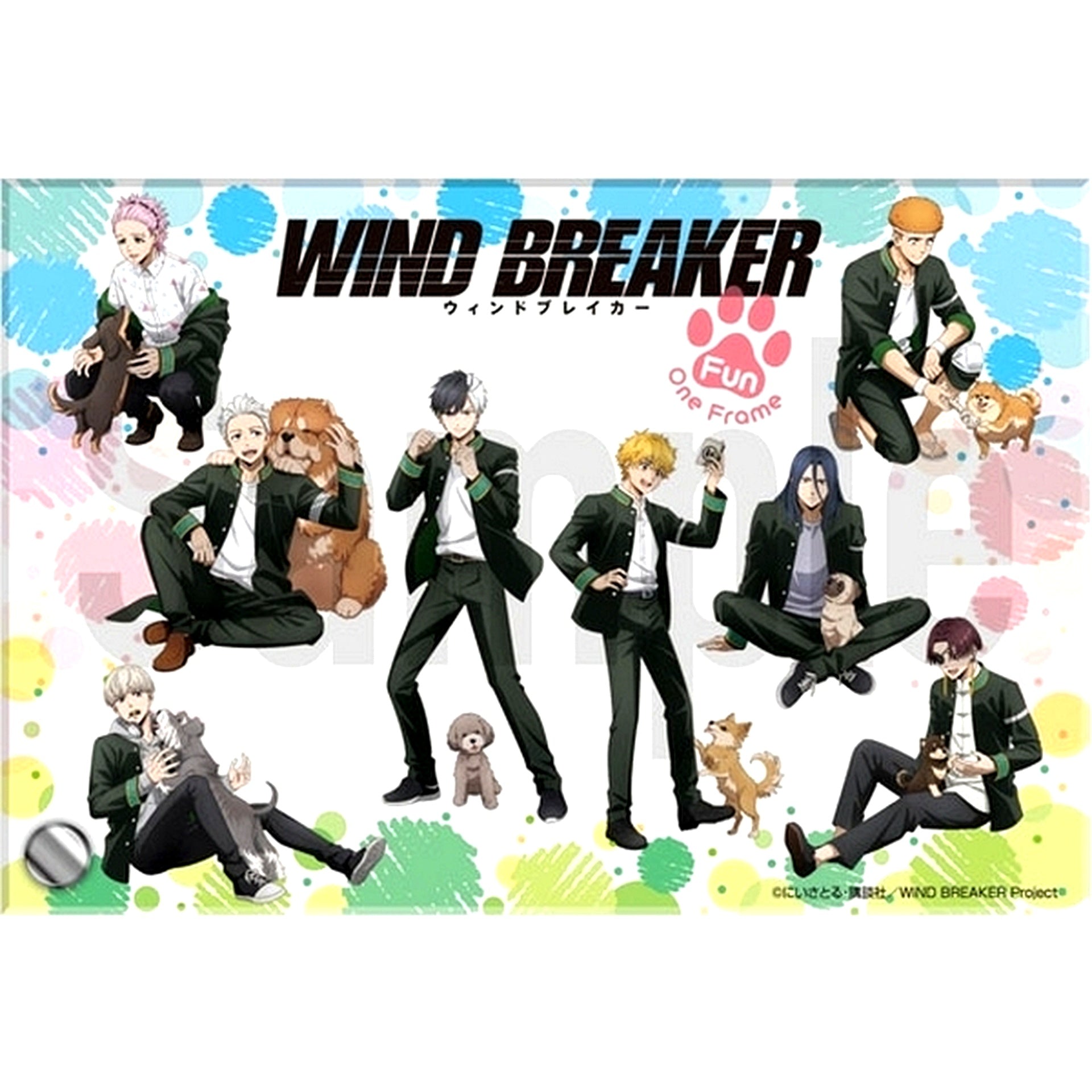 Group Illustration Ver. Wind Breaker POP UP STORE in LOFT Acrylic Plate [USED]