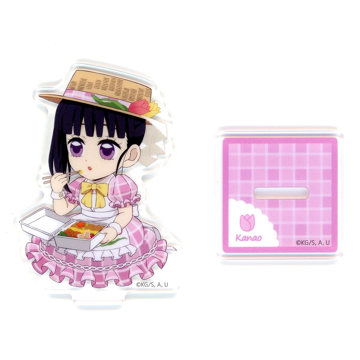 Kanao Tsuyuri Demon Slayer: Kimetsu no Yaiba x ufotable Cafe / Machi Asobi Cafe Picnic Event 2024: Late Period Random Acrylic Stand [USED]