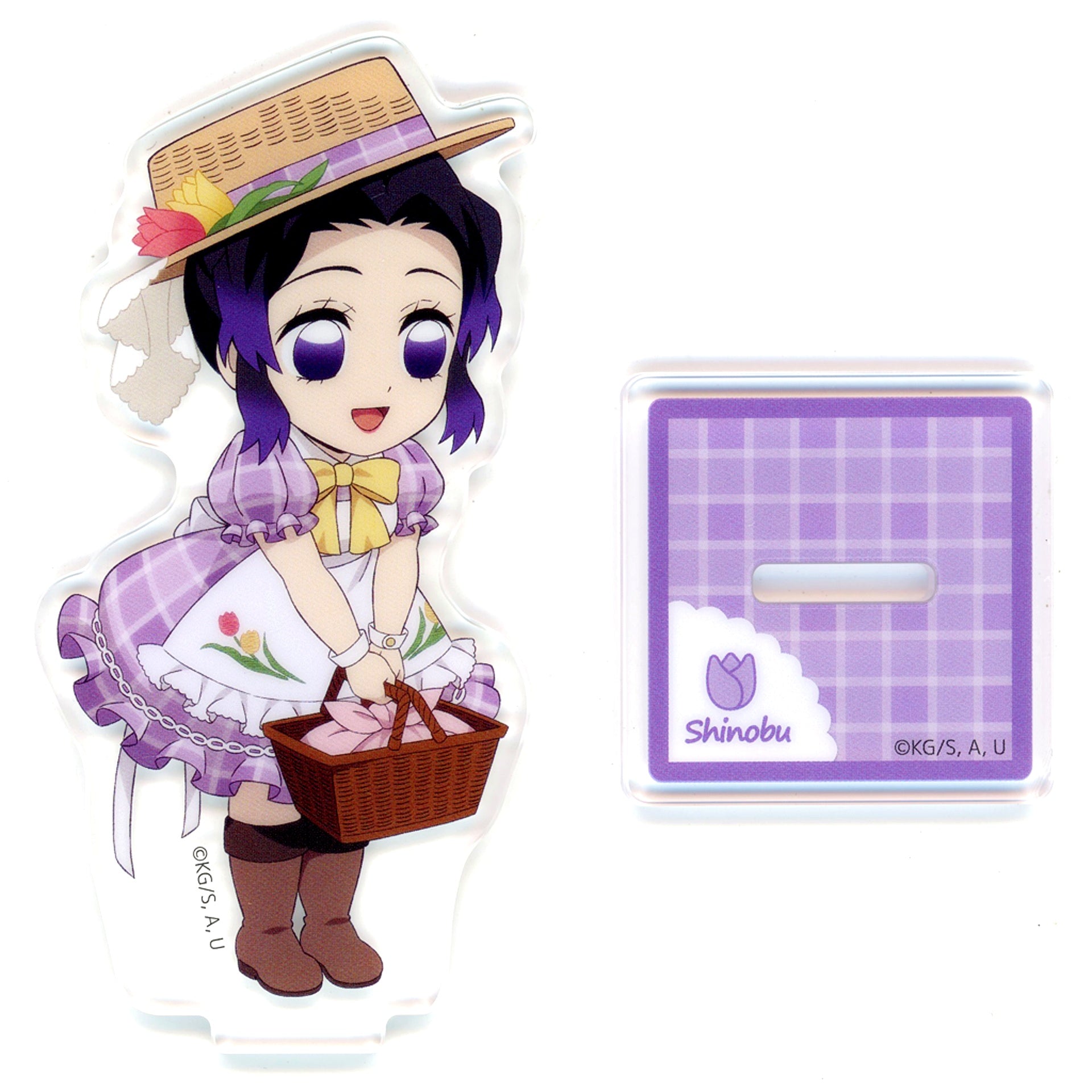 Shinobu Kocho Demon Slayer: Kimetsu no Yaiba x ufotable Cafe / Machi Asobi Cafe Picnic Event 2024 2nd Half Random Acrylic Stand [USED]