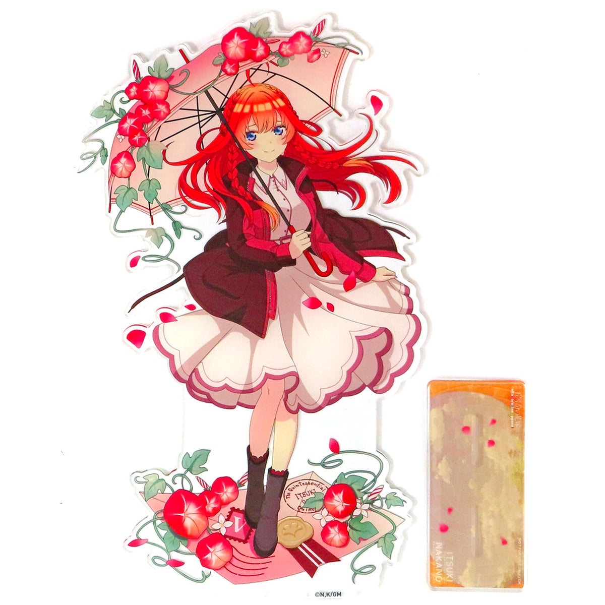 Itsuki Nakano The Quintessential Quintuplets Movie x UNDER GROUND CIRCUS 6th Mountain Parka Purchase Bonus BIG Acrylic Stand [USED]