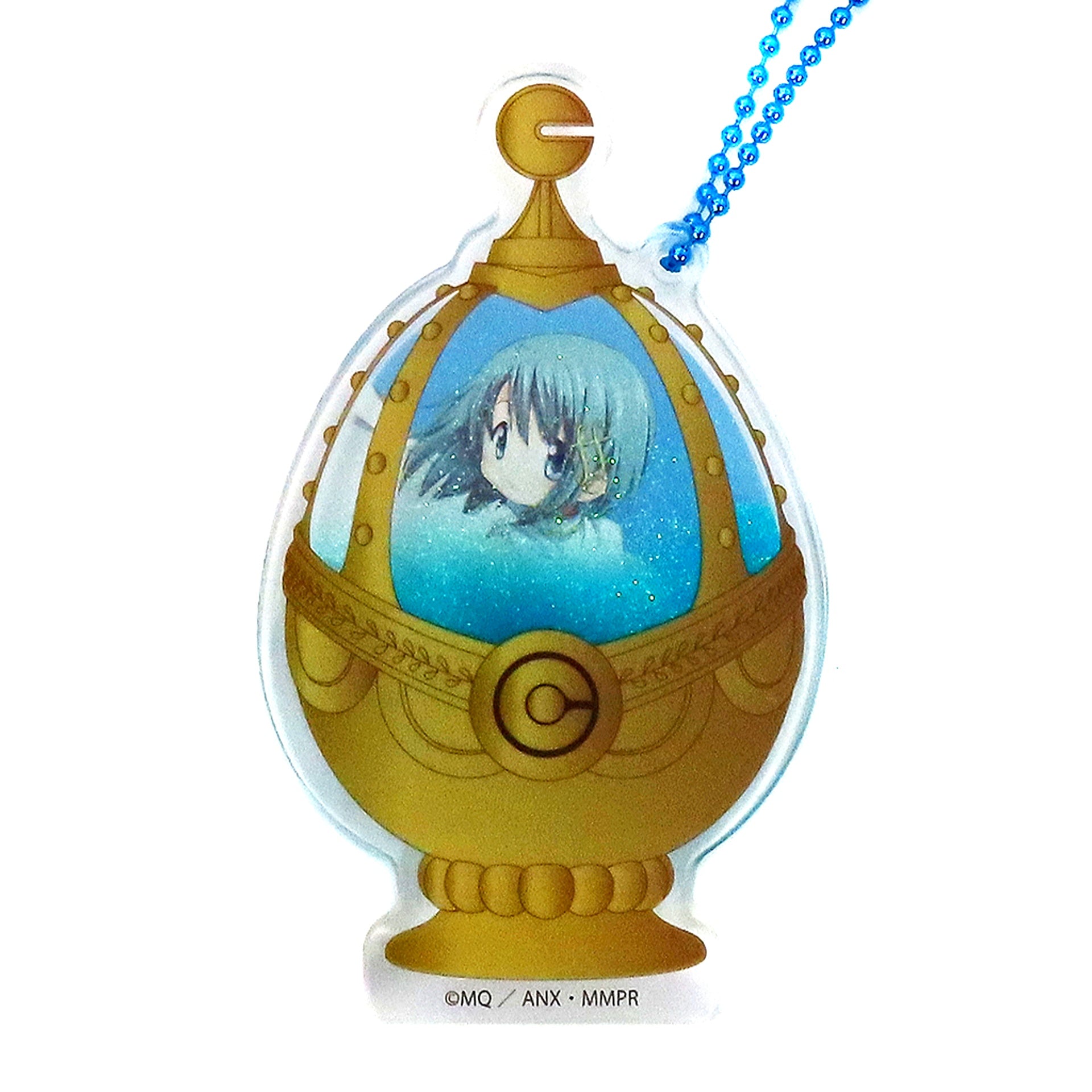Sayaka Miki Soul Gem Triple Acrylic Keychain Puella Magi Madoka Magica [USED]