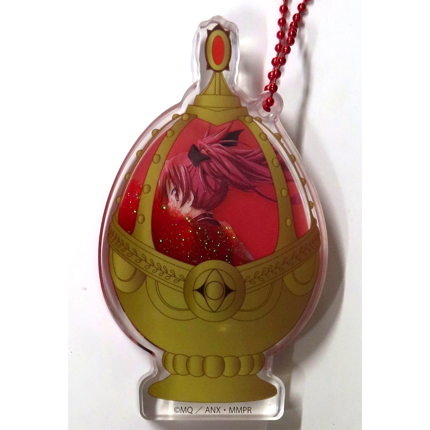 Kyoko Sakura Puella Magi Madoka Magica Soul Gem Triple Acrylic Keychain [USED]