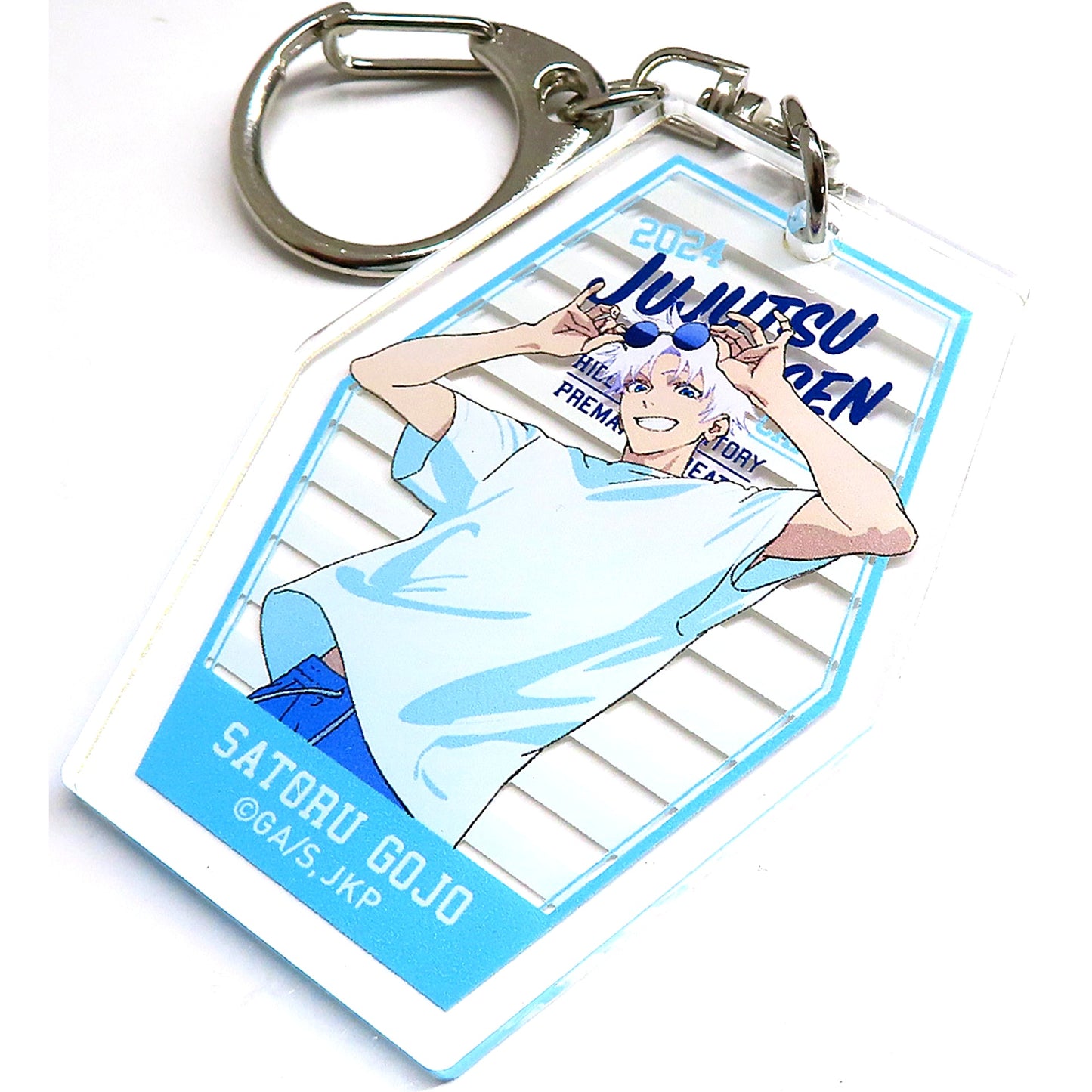 Satoru Gojo Acrylic Keychain Jujutsu Kaisen Cafe 2024 Hidden Inventory Premature Death [USED]