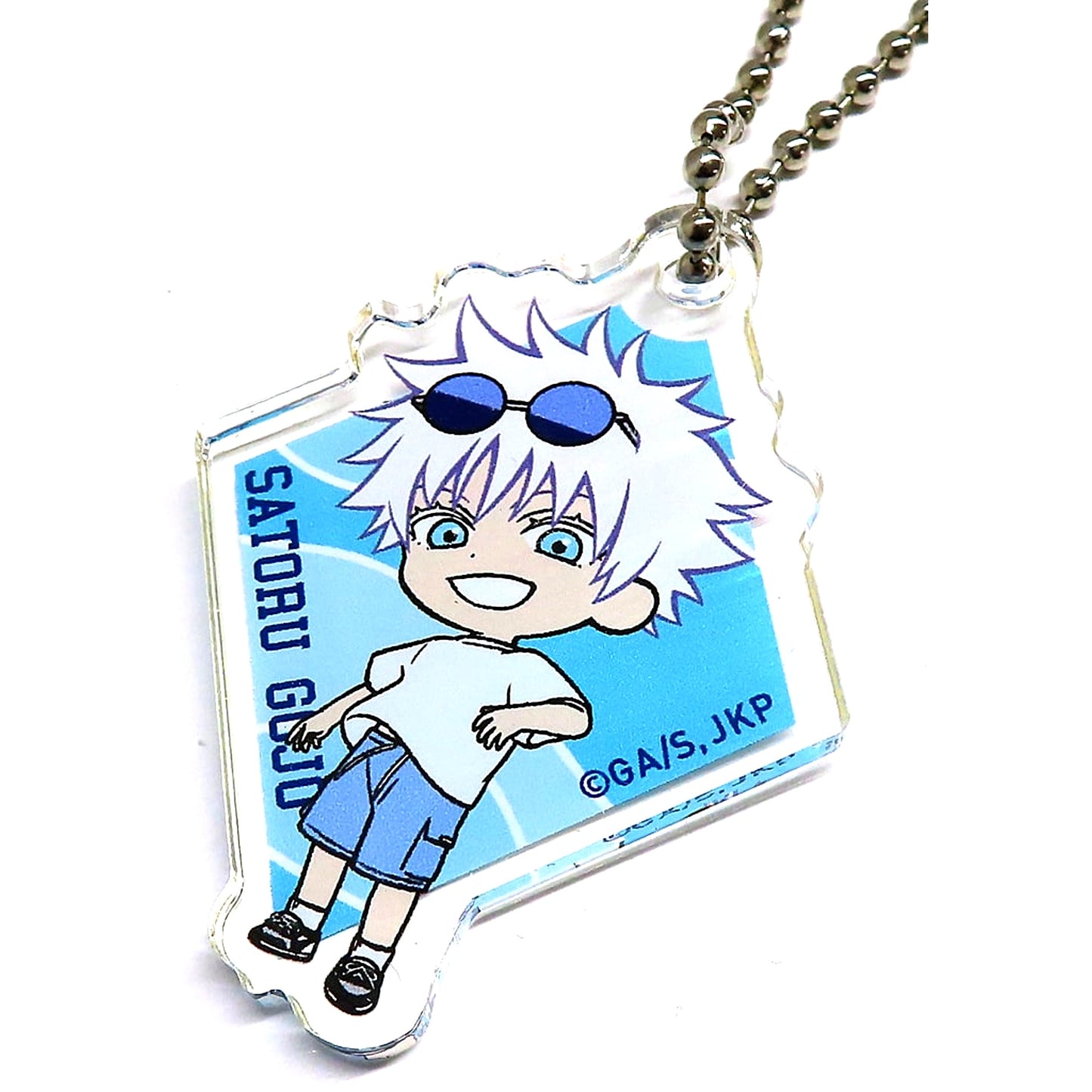 Satoru Gojo Jujutsu Kaisen Cafe 2024 Hidden Inventory Premature Death Mini Character Acrylic Keychain [USED]