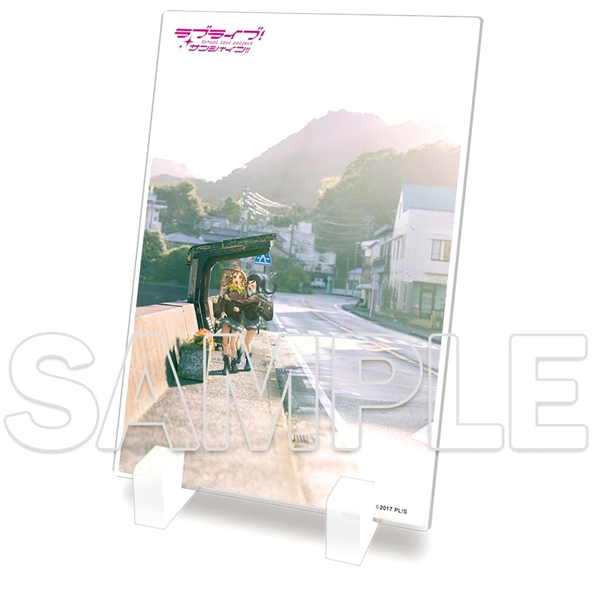 Chika Takami & Kanan Matsuura Aqours Mini Acrylic Plate Love Live! Sunshine!! [USED]