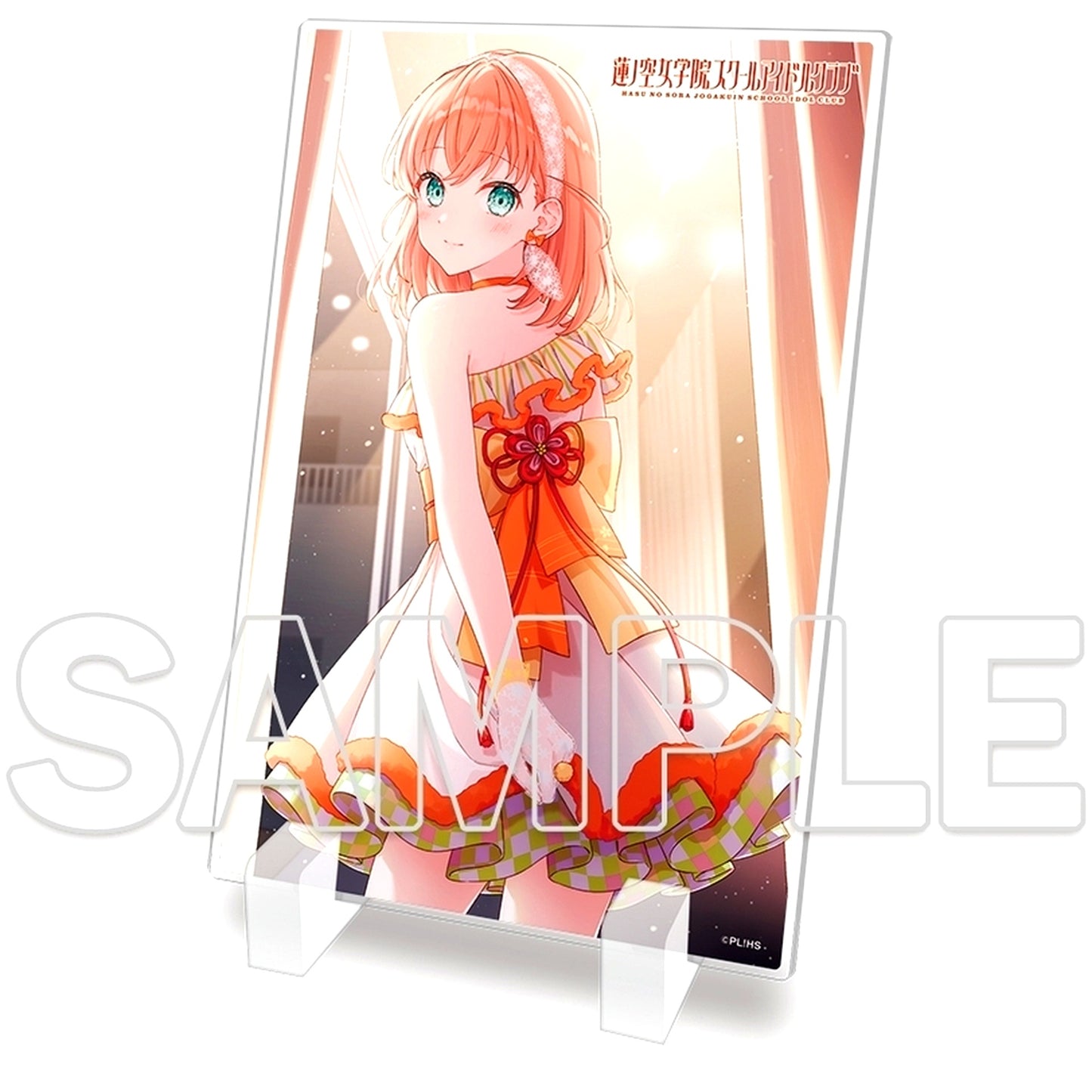 Kaho Hinoshita Mini Acrylic Plate Love Live! Hasunosora Girls' High School Idol Club [USED]