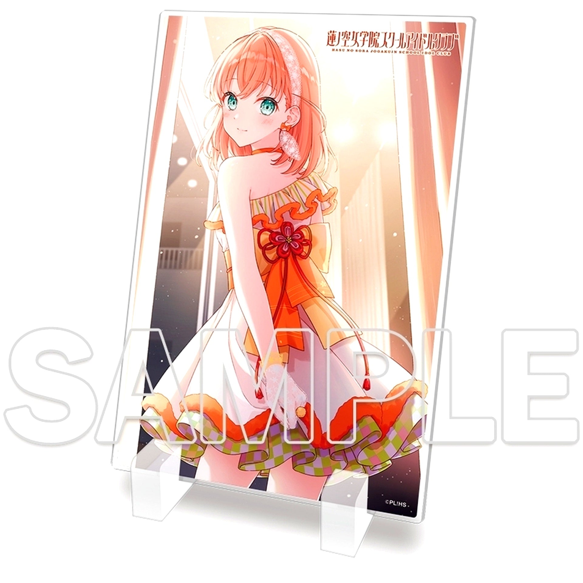 Kaho Hinoshita Mini Acrylic Plate Love Live! Hasunosora Girls' High School Idol Club [USED]