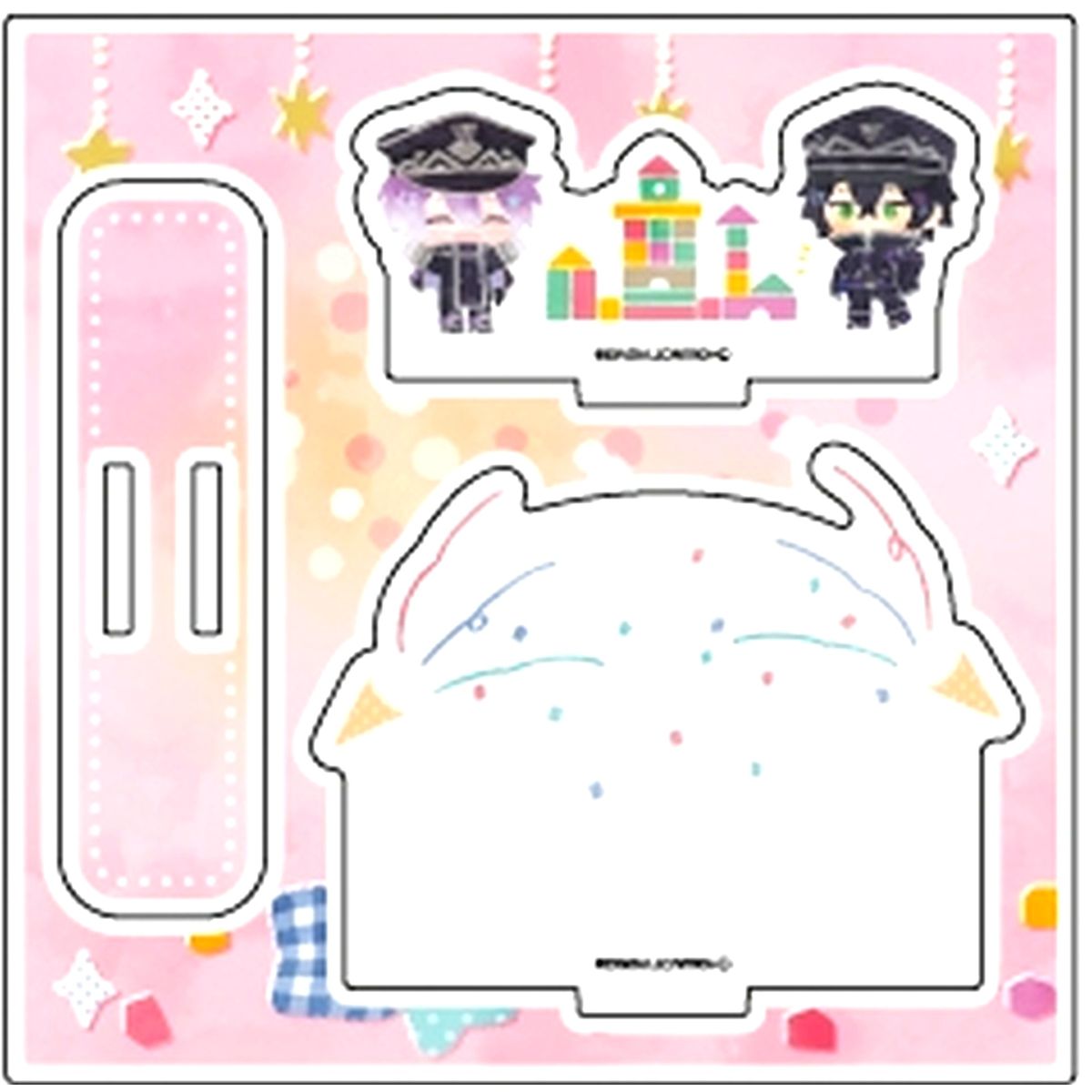 Suishinshi Masahide, Minamoto Kiyomaro Wanpaku! Touken Ranbu Picture Book K Acrylic Stand Plate [USED]