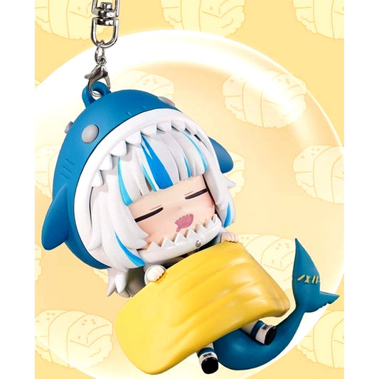 Gawr Gura Tamagoyaki Virtual YouTuber Hololive Sushi Futon Figure Keychain [USED]