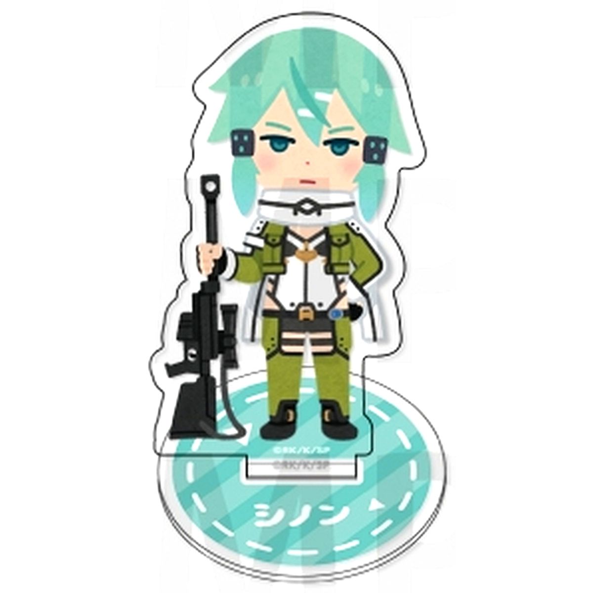 Shino Asada Sword Art Online Trading Acrylic Stand Irasutoya [USED]