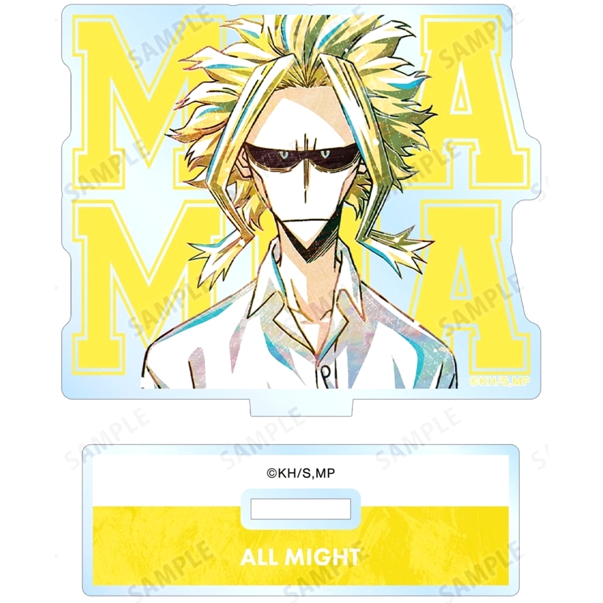 My Hero Academia All Might Trading Ani-Art Part 6 Acrylic Stand Ver.A Acrylic Stands [USED]