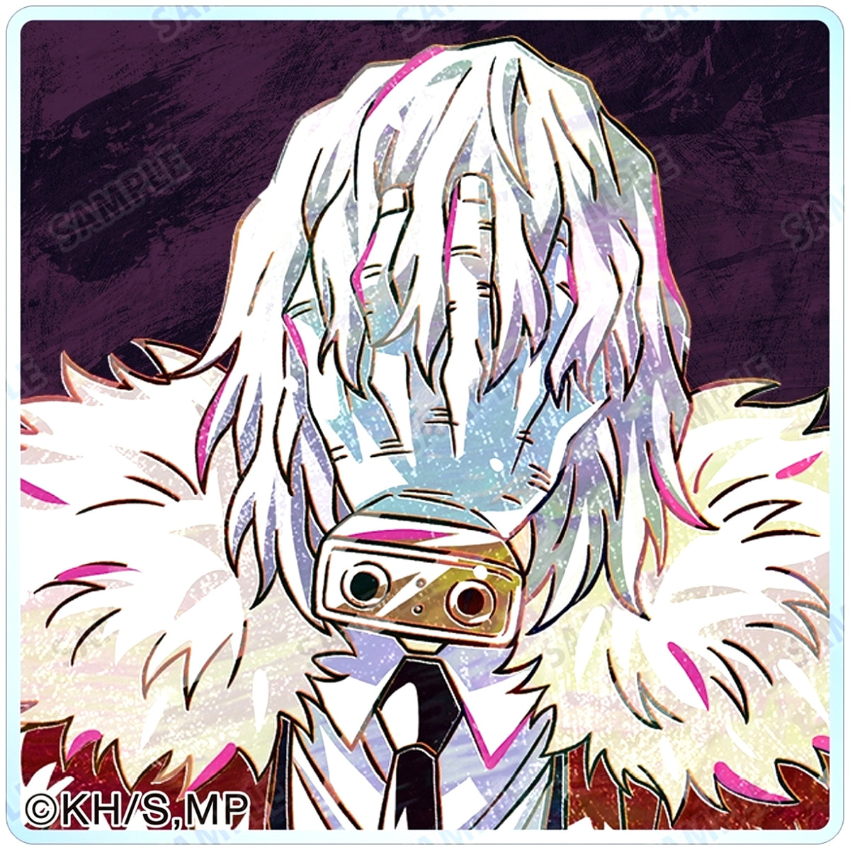 Tomura Shigaraki B My Hero Academia Trading Ani-Art Vol. 6 Acrylic Tile Ver. A [USED]