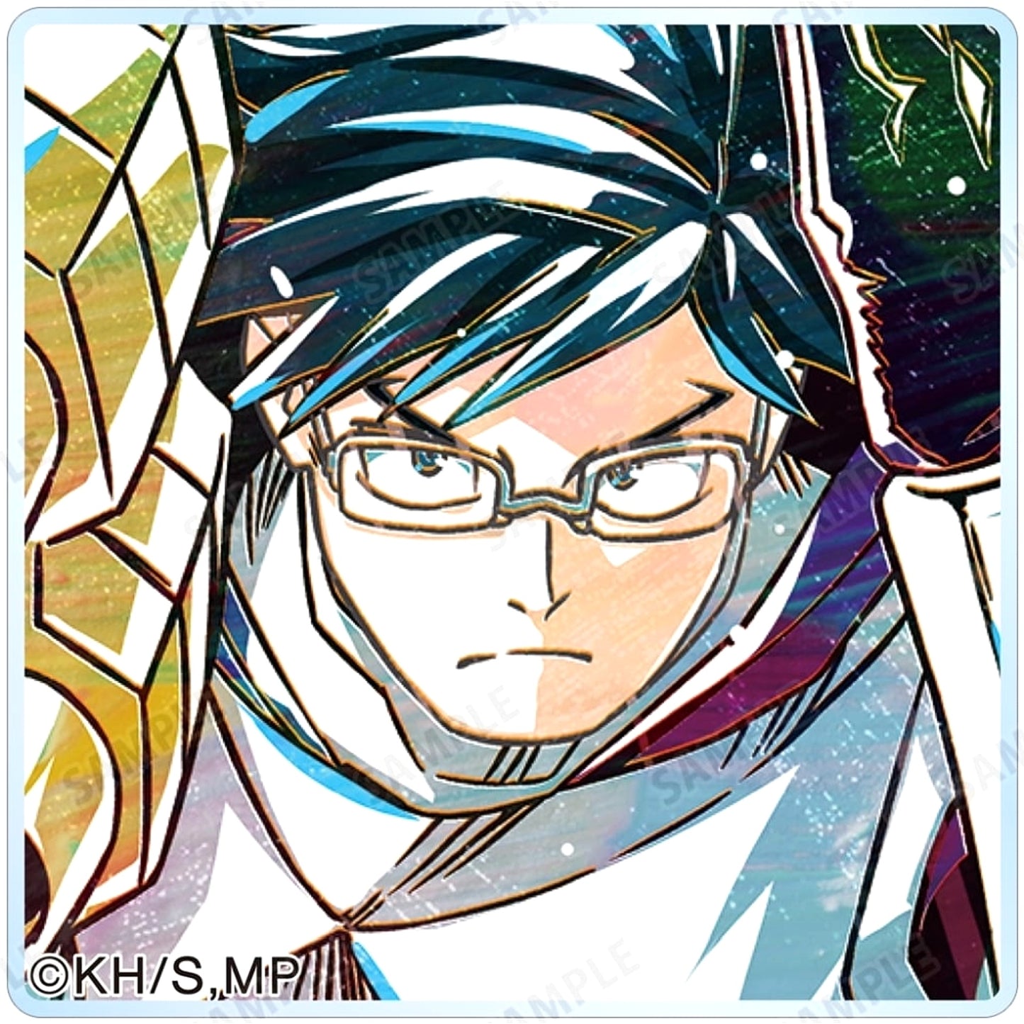 My Hero Academia Tenya Iida Trading Ani-Art Vol. 6 Acrylic Tile ver. B Acrylic Stands [USED]