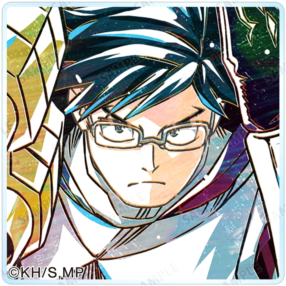 My Hero Academia Tenya Iida Trading Ani-Art Vol. 6 Acrylic Tile ver. B Acrylic Stands [USED]