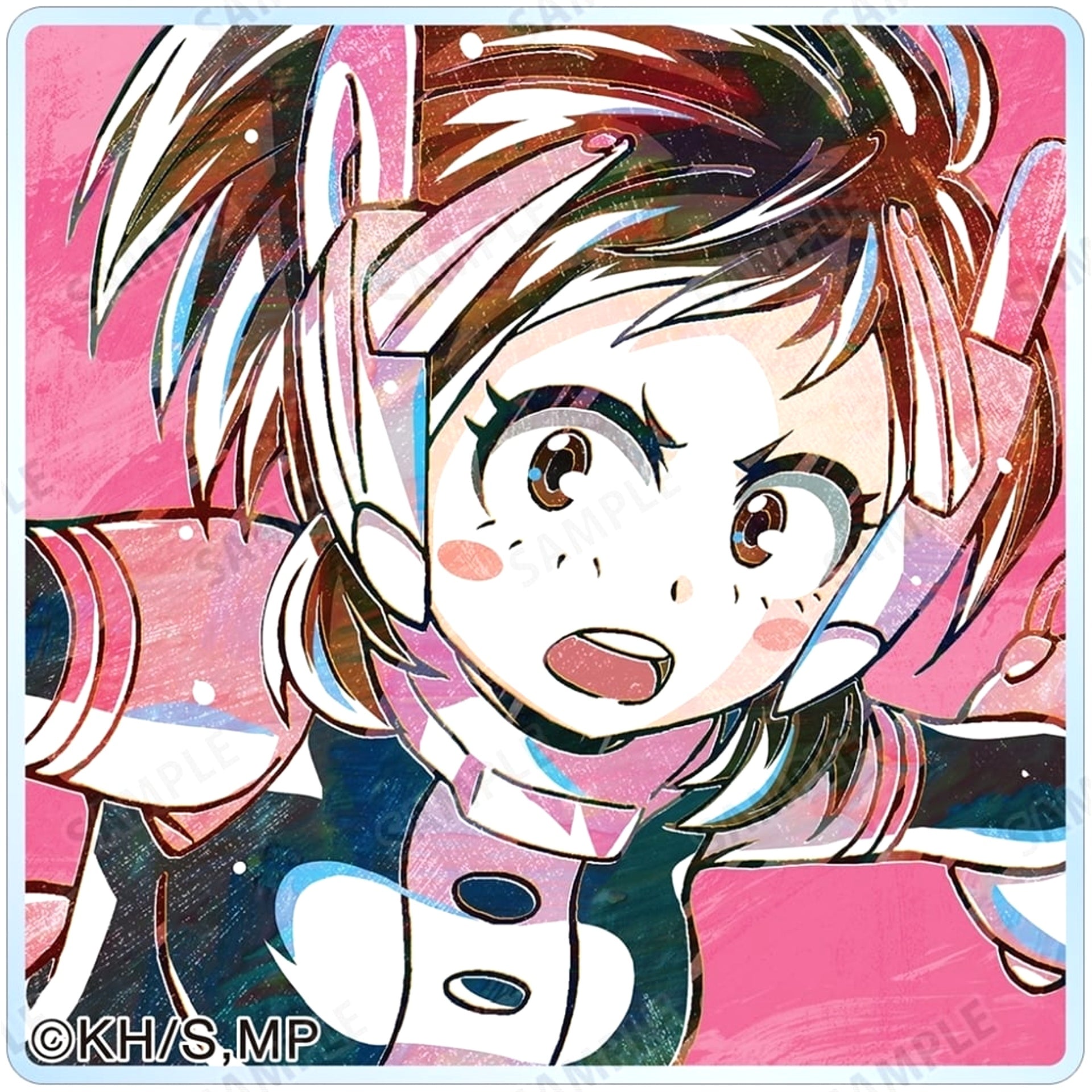 My Hero Academia Ochaco Uraraka Trading Ani-Art Vol. 6 Acrylic Tile ver. C Acrylic Stands [USED]
