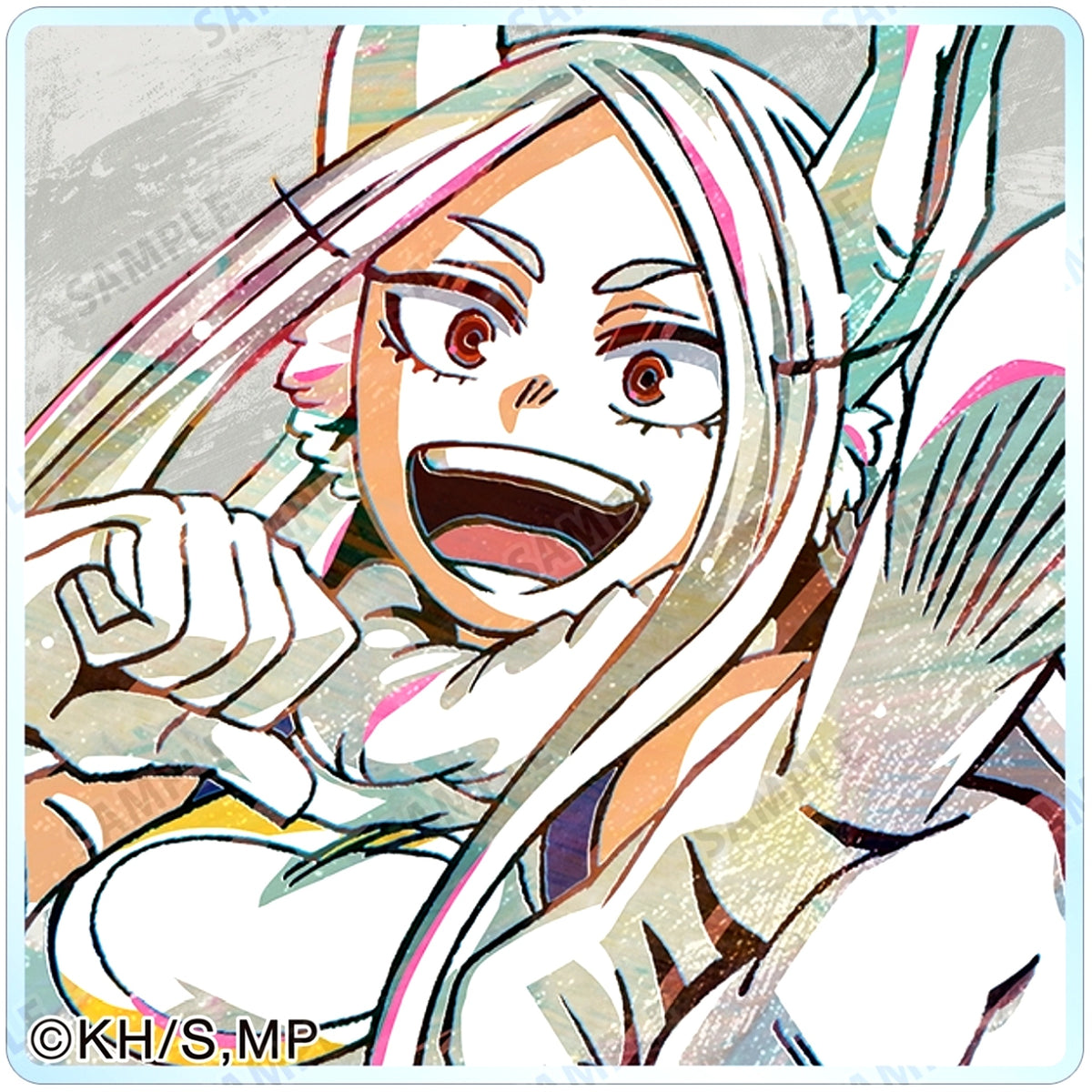 Mirko My Hero Academia Trading Ani-Art Vol. 6 Acrylic Tile Ver. C [USED]
