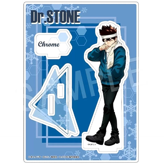 Chrome Acrylic Stand Dr. Stone POP UP SHOP Winter Rendezvous Arc [USED]