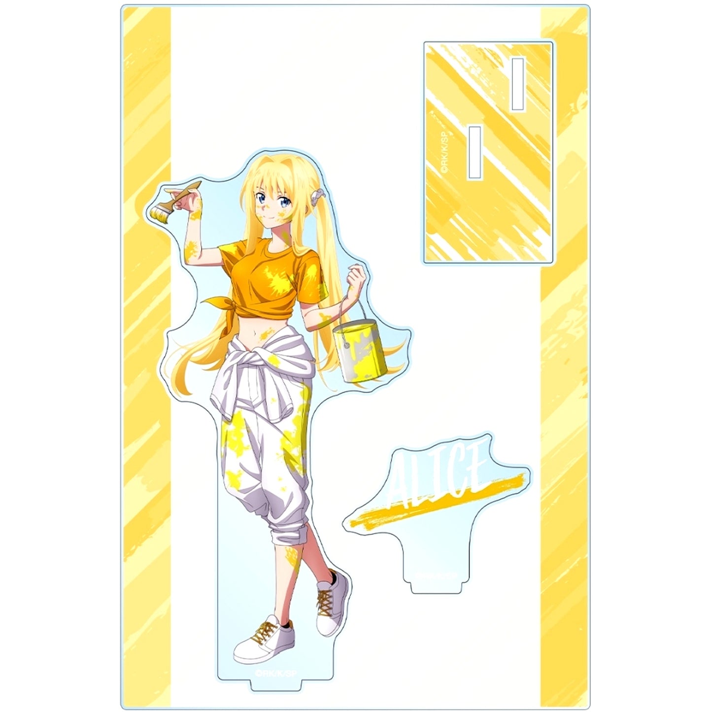 Alice Paint Style Ver. Illustration BIG Acrylic Stand with Parts Sword Art Online [USED]