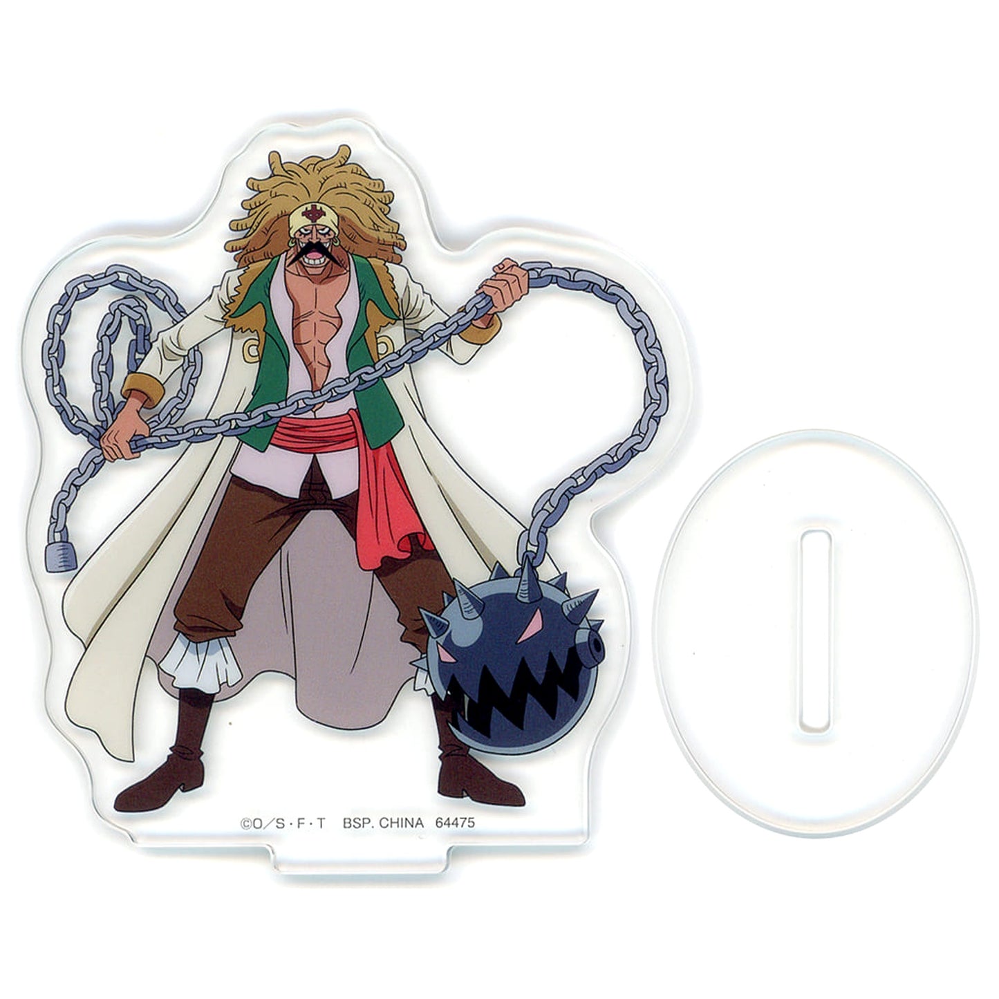 One Piece Rakuyo Acrylic Stand "16 Captains" Ichiban Kuji Whitebeard Pirates The Father and Sons Prize G Acrylic Stands [USED]