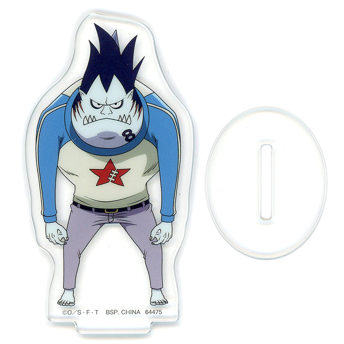 One Piece Ichiban Kuji Whitebeard Pirates Father and Sons Prize G Acrylic Stand Namur 16 Captains ver. Acrylic Stands [USED]
