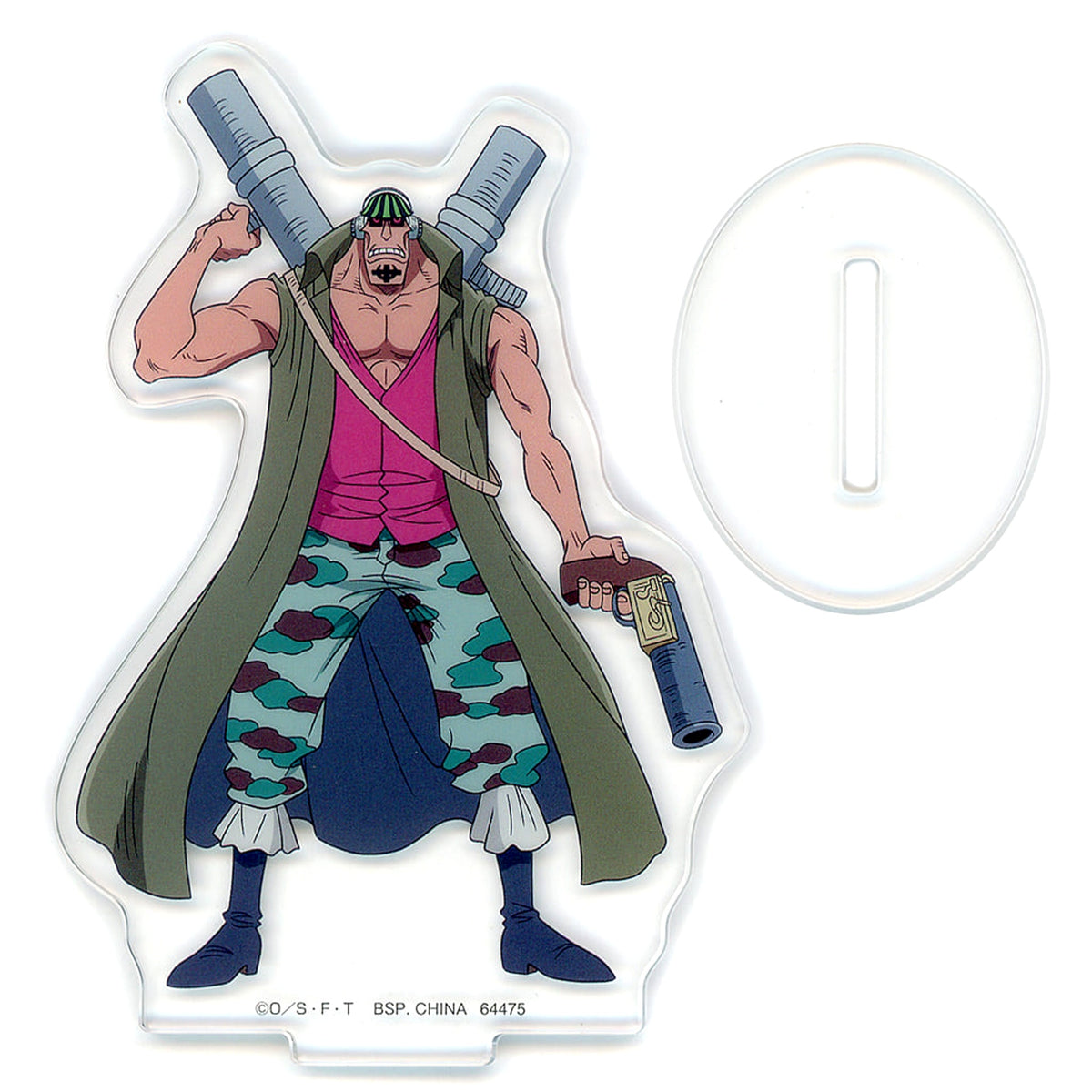 One Piece Curiel Acrylic Stand "16 Captains" Ichiban Kuji Whitebeard Pirates The Father and Sons Prize G Acrylic Stands [USED]