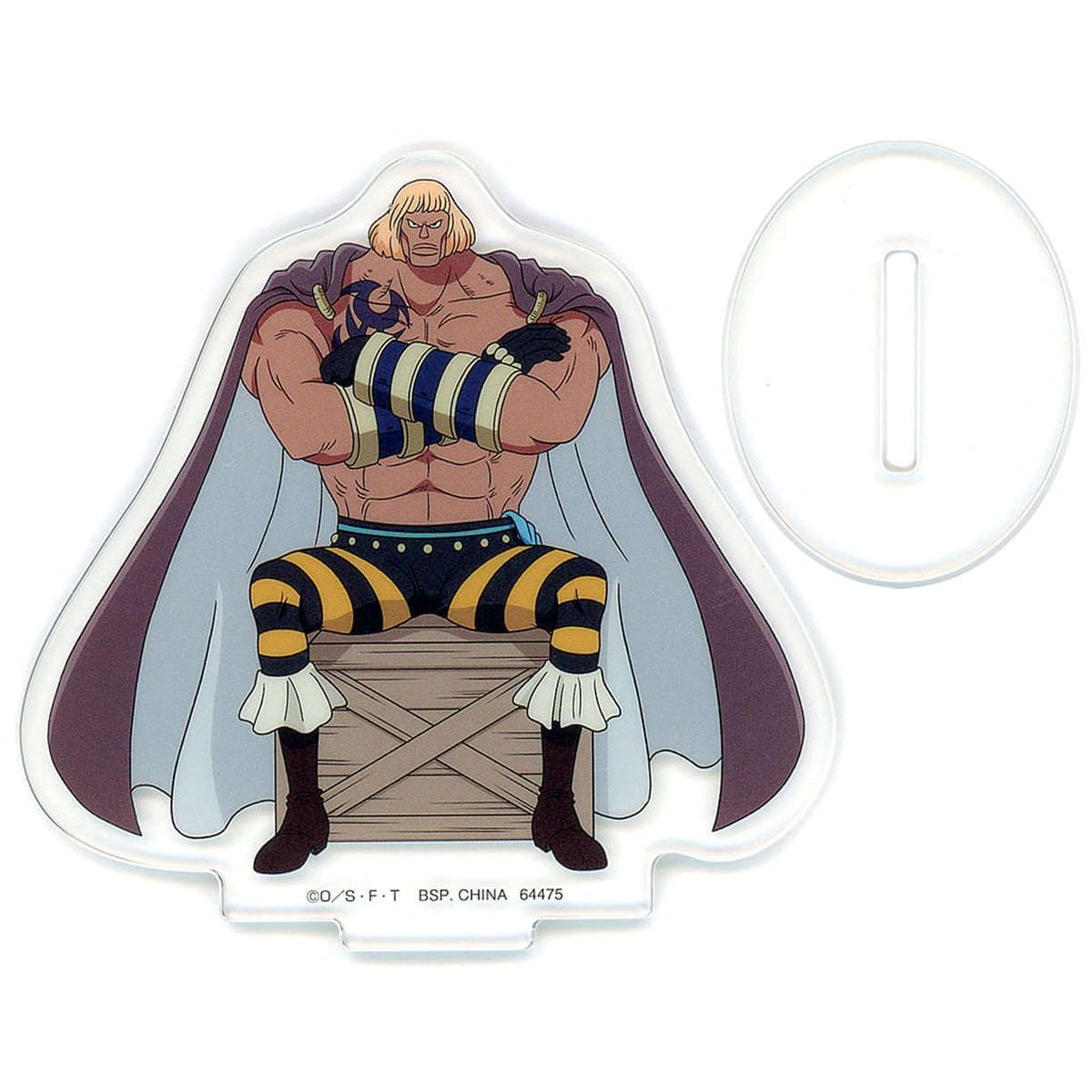 One Piece Kingdew Acrylic Stand "16 Captains" Ichiban Kuji Whitebeard Pirates The Father and Sons Prize G Acrylic Stands [USED]