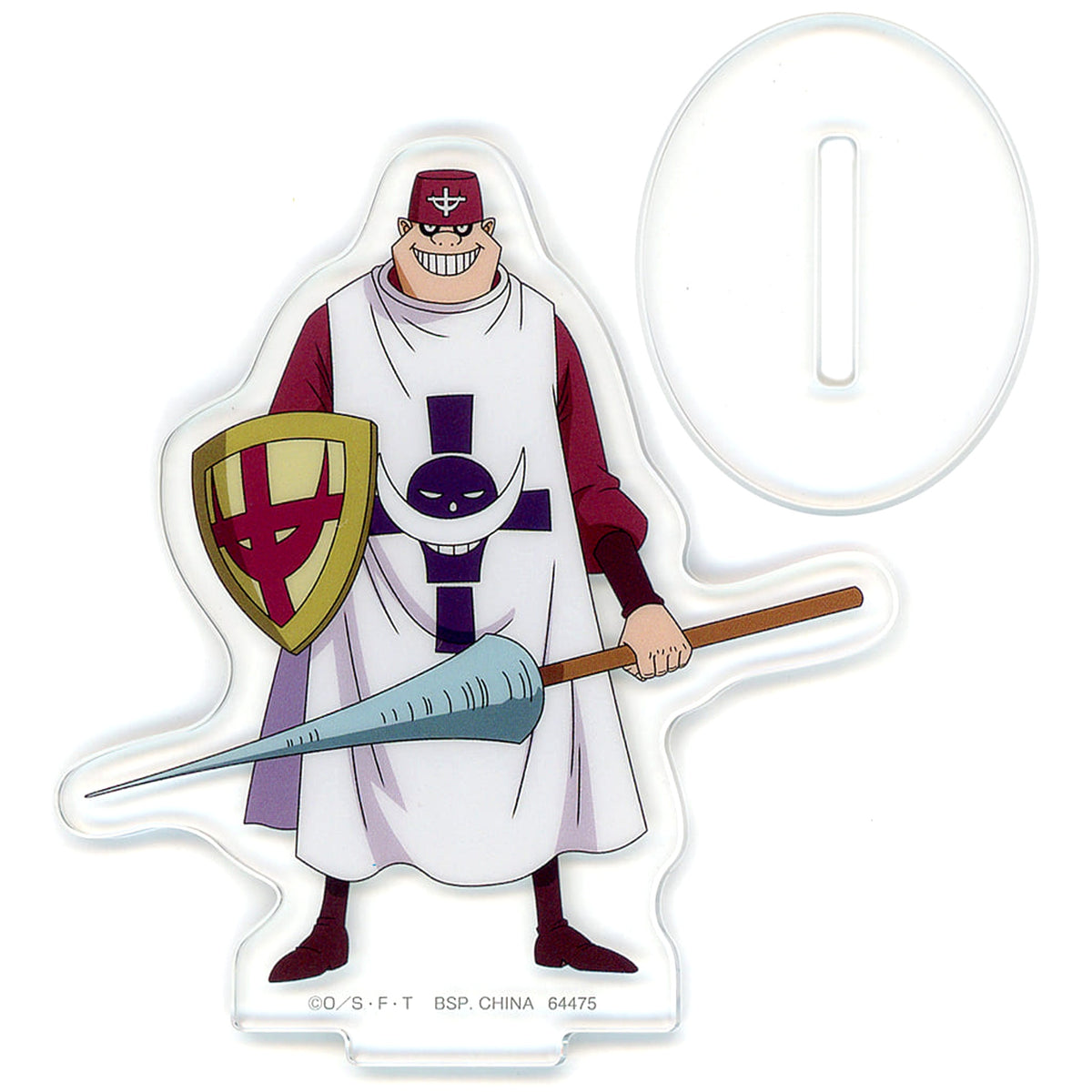 One Piece Speed Jiru Acrylic Stand "16 Captains" Ichiban Kuji Whitebeard Pirates The Father and Sons Prize G Acrylic Stands [USED]