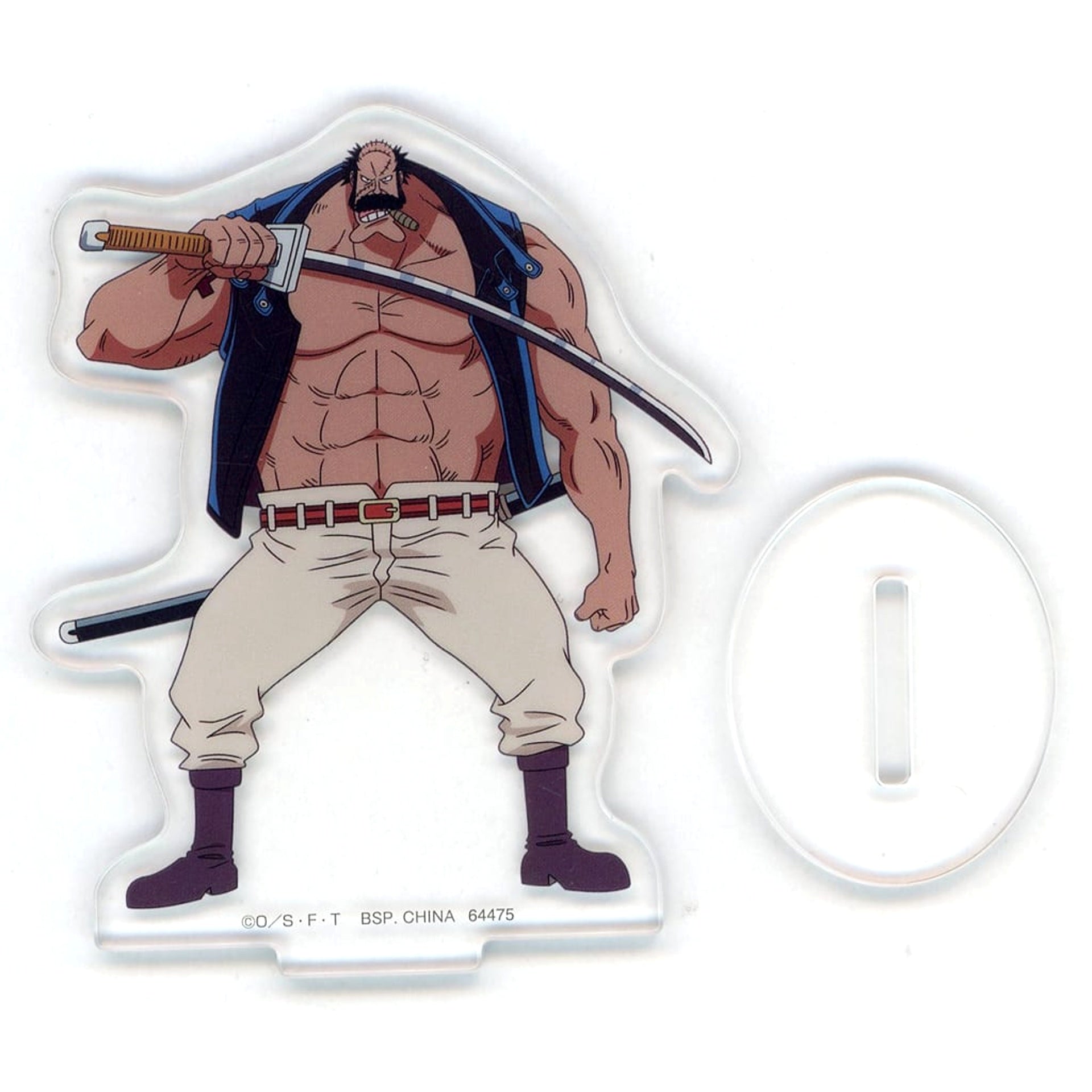 Ichiban Kuji One Piece Whitebeard Pirates Father and Sons Fossa Acrylic Stand 16 Captains Series Prize G Acrylic Stands [USED]