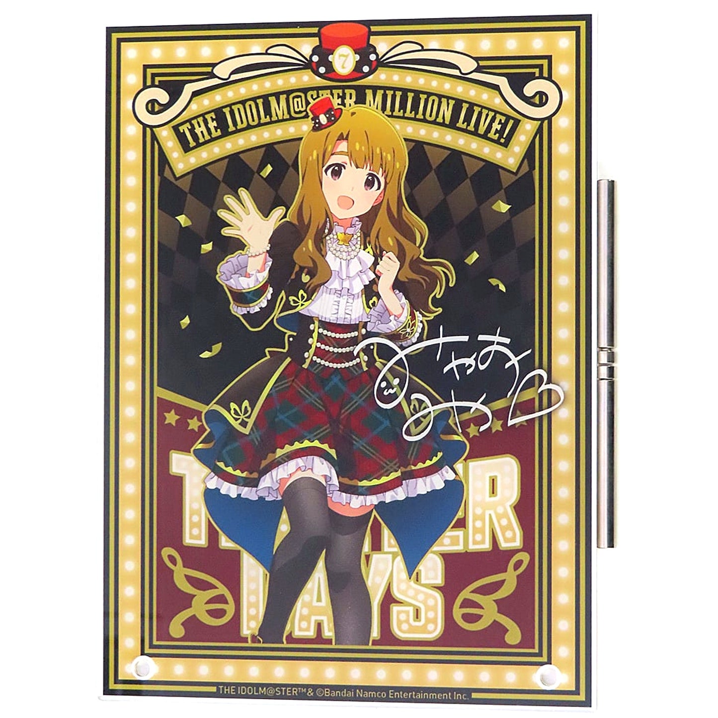 Miya Miyao THE IDOLM@STER MILLION LIVE! Acrylic Art Brightest Showcase Ver. 7th Anniversary in AKIHABARA Akihabarappa Festival [USED]