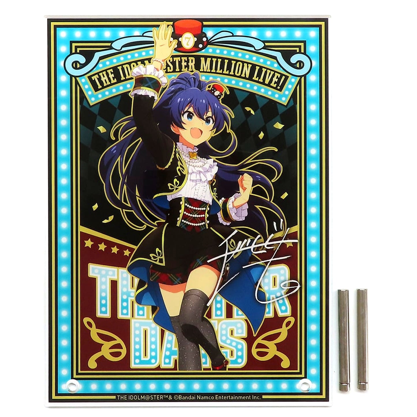 Hibiki Ganaha THE IDOLM@STER MILLION LIVE! Acrylic Art Brightest Showcase Ver. 7th Anniversary in AKIHABARA Akihabarappa Festival [USED]