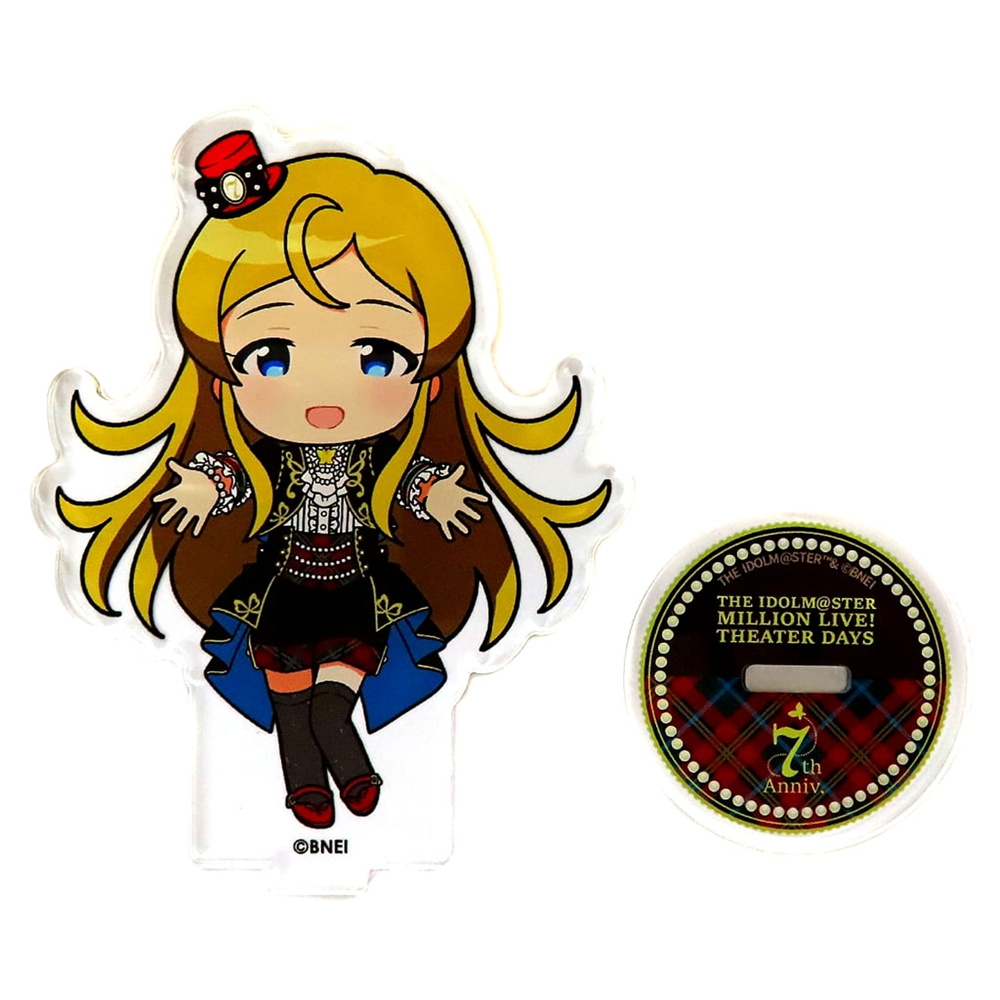 Karen Shinomiya The Idolmaster Million Live! Theater Days Chibi Acrylic Stand Brightest Showcase Ver. 7th Anniversary [USED]
