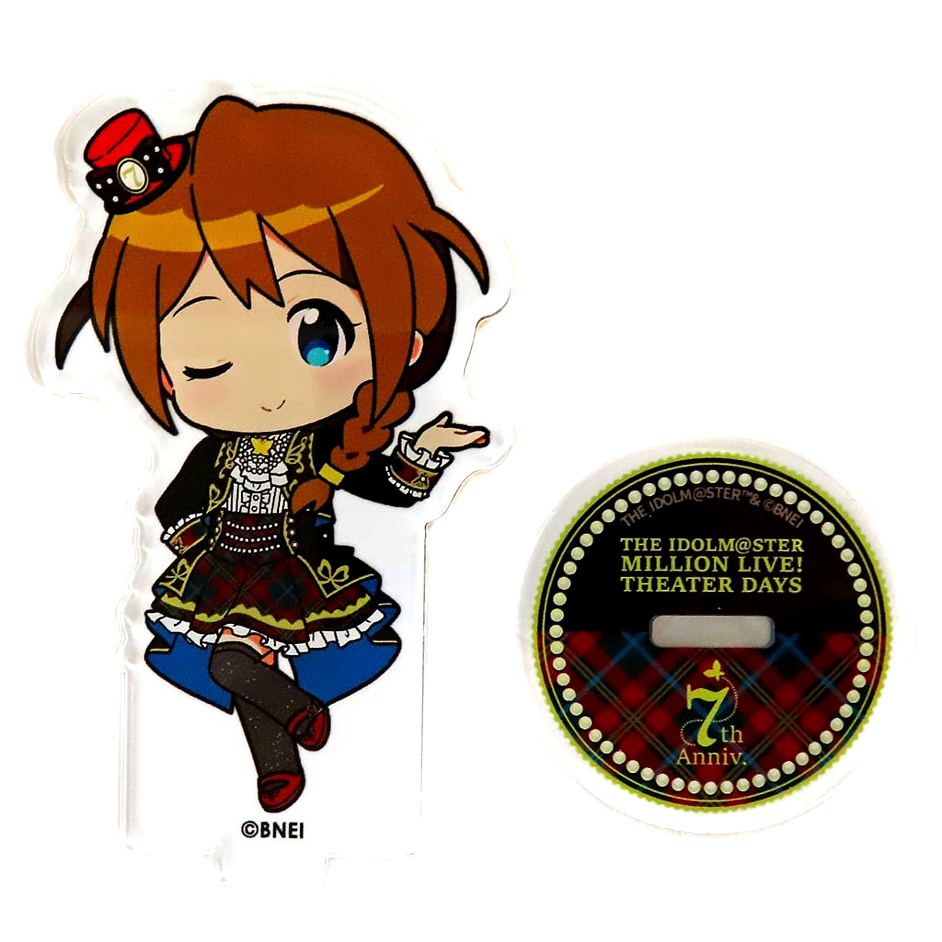 Konomi Baba THE IDOLM@STER MILLION LIVE! Chibi Character Acrylic Stand Brightest Showcase Ver. 7th Anniversary in AKIHABARA Akihabarappa Festival [USED]