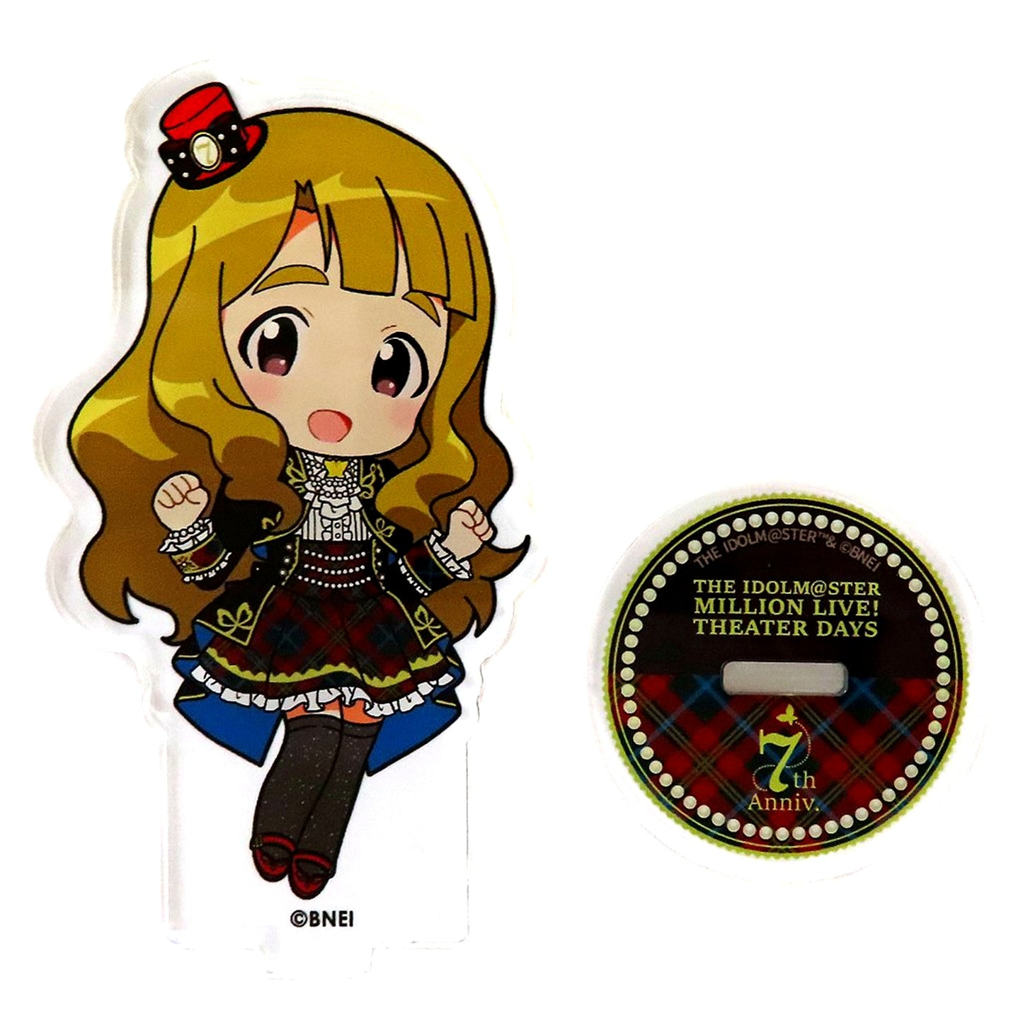 Miya Miyao THE IDOLM@STER MILLION LIVE! Chibi Character Acrylic Stand Brightest Showcase Ver. 7th Anniversary in AKIHABARA Akihabarappa Festival [USED]