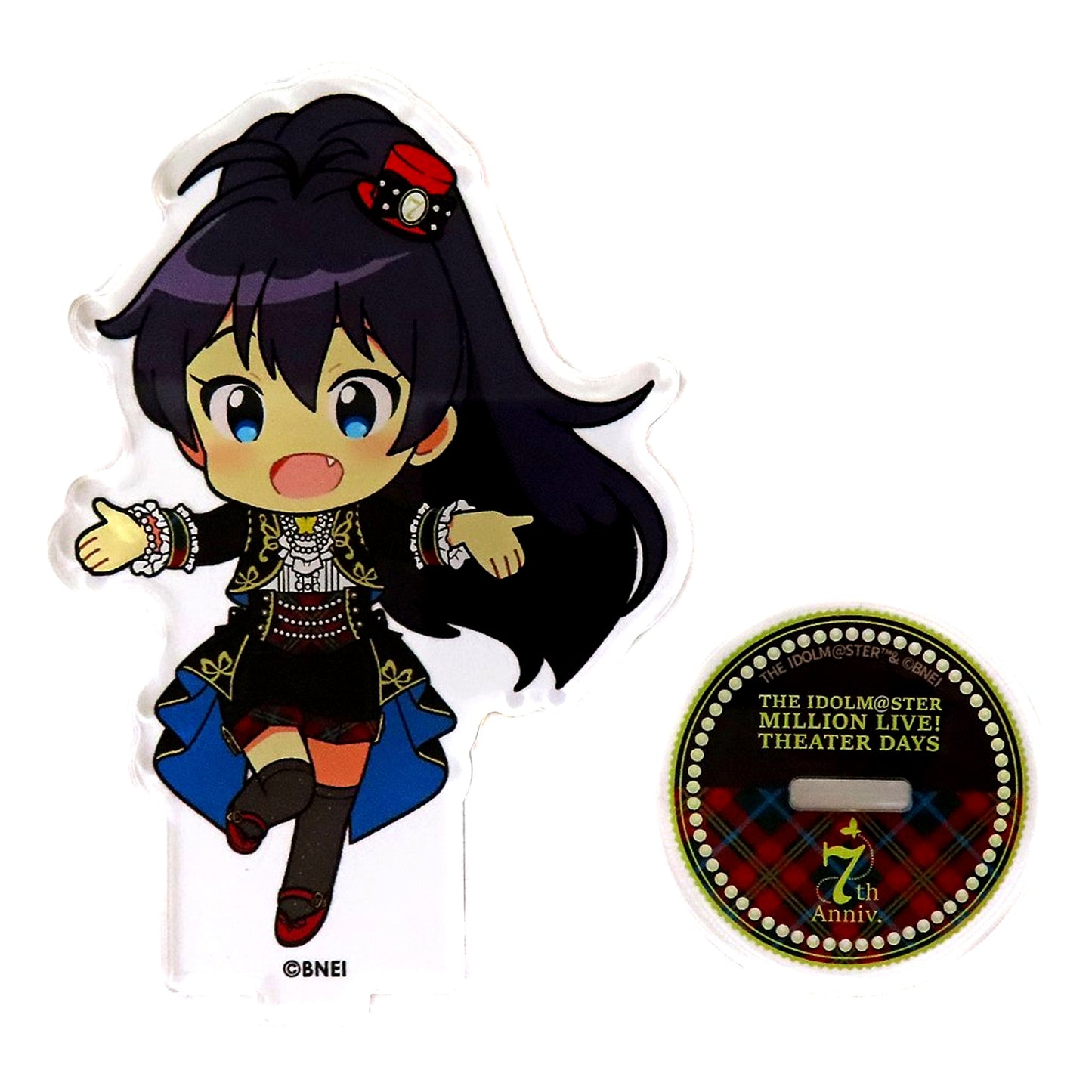 Hibiki Ganaha THE IDOLM@STER MILLION LIVE! Chibi Character Acrylic Stand Brightest Showcase Ver. 7th Anniversary in AKIHABARA Akihabarappa Festival [USED]